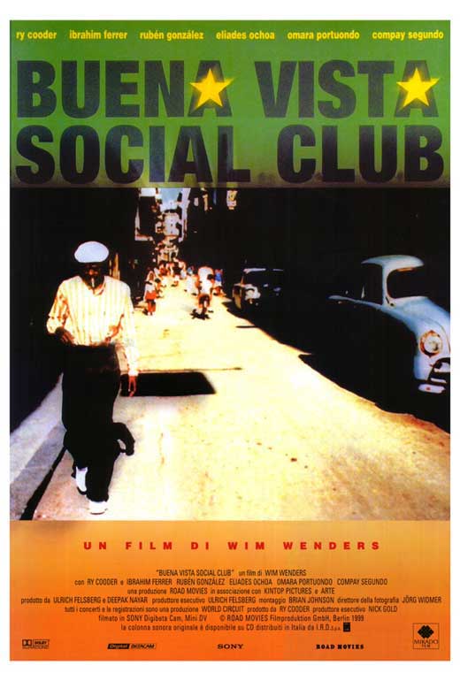 Buena Vista Social Club Movie Poster Print (27x40) featuring vibrant design.