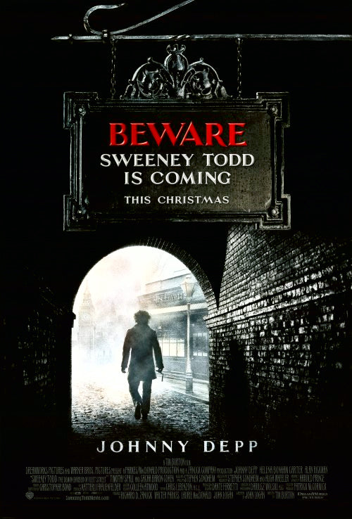 Sweeney Todd: The Demon Barber of Fleet Street Movie Poster Print