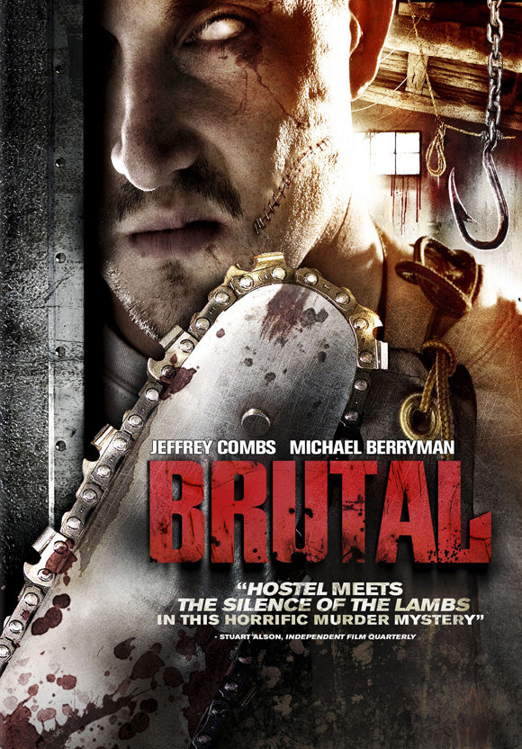 Brutal Movie Poster Print showcasing intense cinematic art.