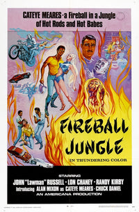 Fireball Jungle Movie Poster Print showcasing vibrant jungle adventure.