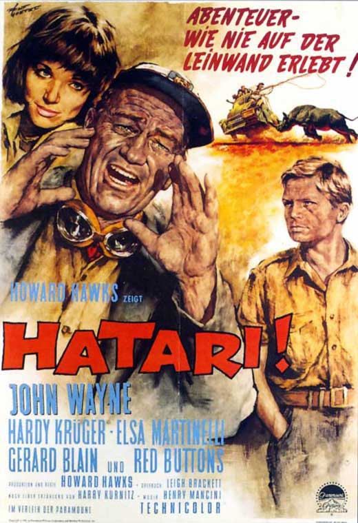 Hatari! Movie Poster Print - Classic Film Artwork