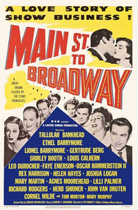 Main Street to Broadway Movie Poster showcasing theatrical charm.