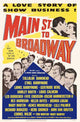 Main Street to Broadway Movie Poster showcasing theatrical charm.