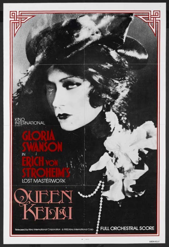 Queen Kelly Movie Poster Print showcasing classic cinema art.