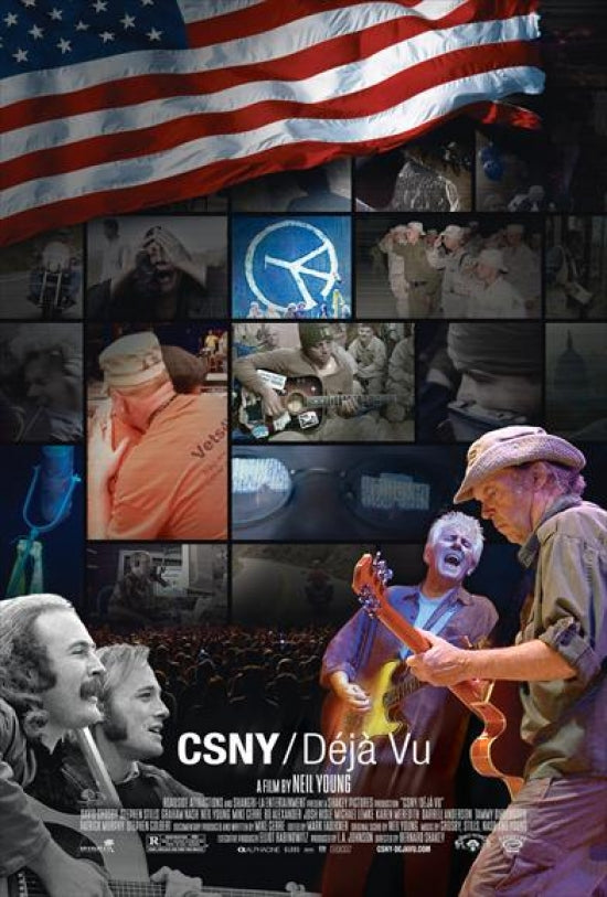 CSNY Déjà Vu Movie Poster Print - High-quality music poster