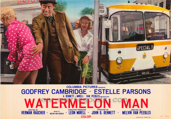 Watermelon Man Movie Poster Print showcasing classic film art.