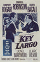 Key Largo Movie Poster Print showcasing classic film art.