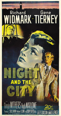Night and the City Movie Poster Print showcasing classic cinema art