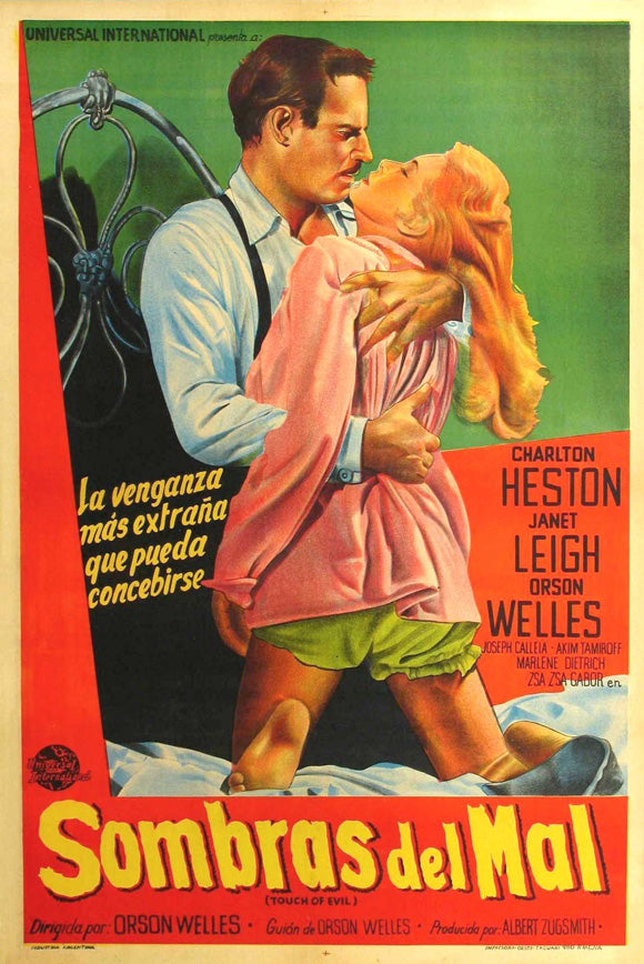 Touch of Evil Movie Poster Print showcasing classic film noir art