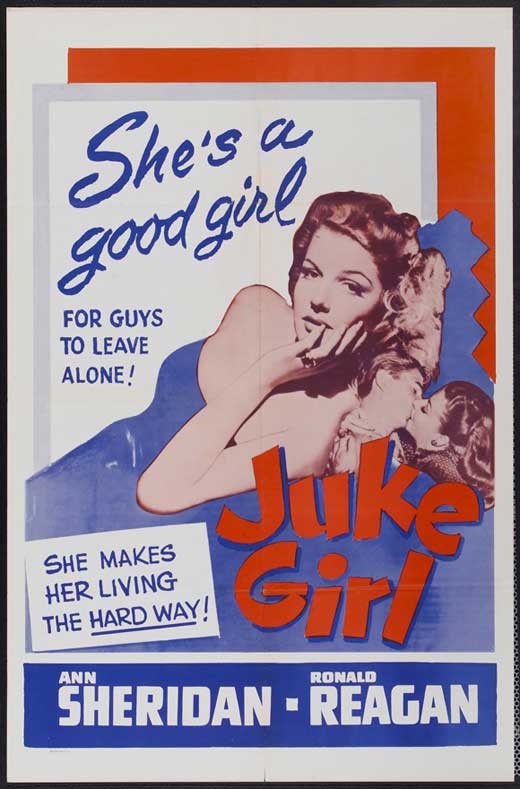 Juke Girl Movie Poster Print showcasing classic film art.