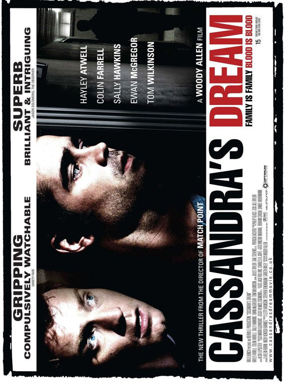 Cassandra's Dream movie poster print showcasing dramatic themes.