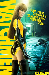 Watchmen Movie Poster Print featuring iconic graphic novel adaptation