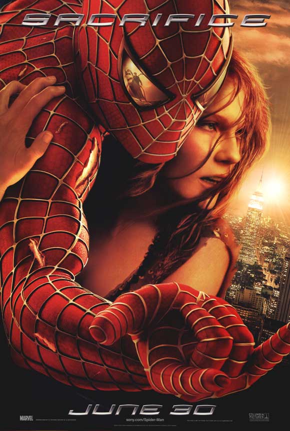 Spider-Man 2 Movie Poster Print featuring the iconic superhero.
