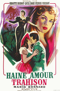 Night of Love Movie Poster Print showcasing romantic artwork.