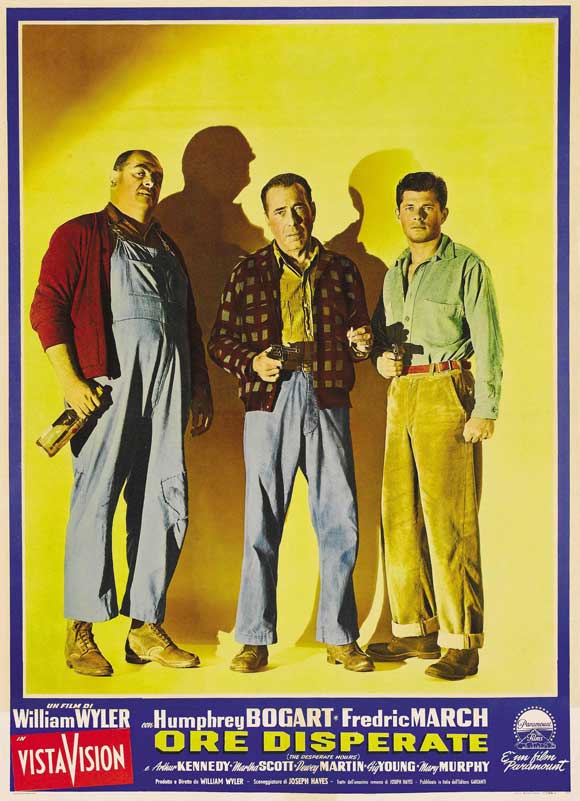 The Desperate Hours Movie Poster Print featuring dramatic imagery.
