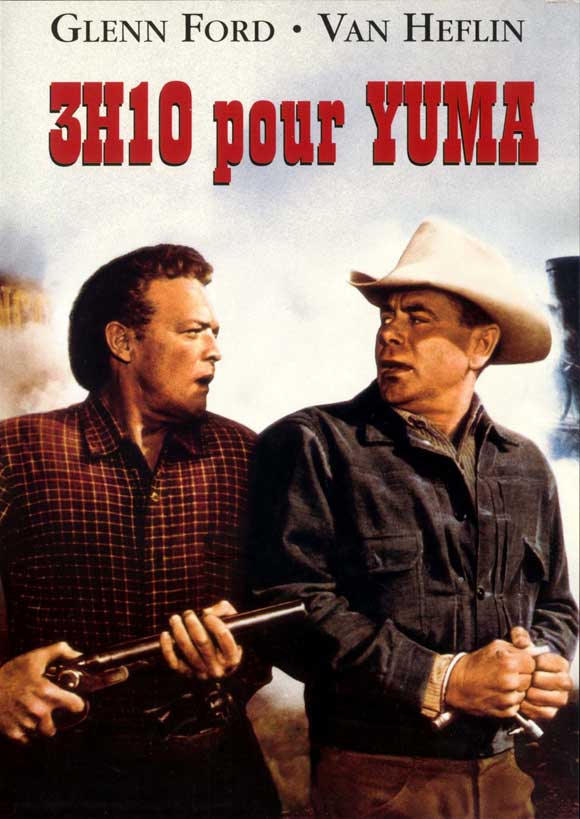 3:10 to Yuma Movie Poster Print featuring classic Western film art.