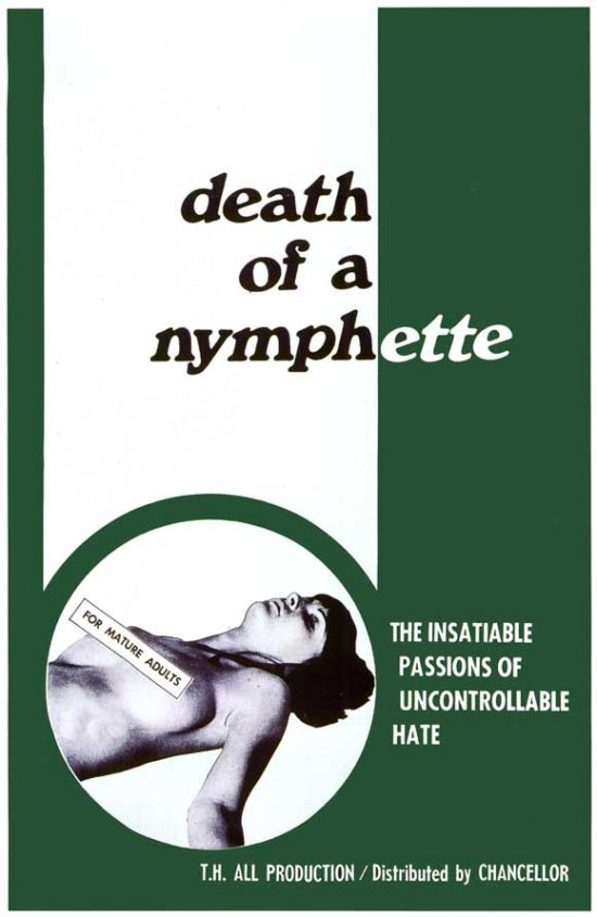 Death of a Nymphette Movie Poster Print showcasing captivating cinematic art.