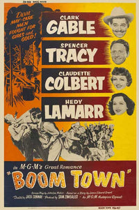 Boom Town Movie Poster Print featuring iconic visuals from the film.