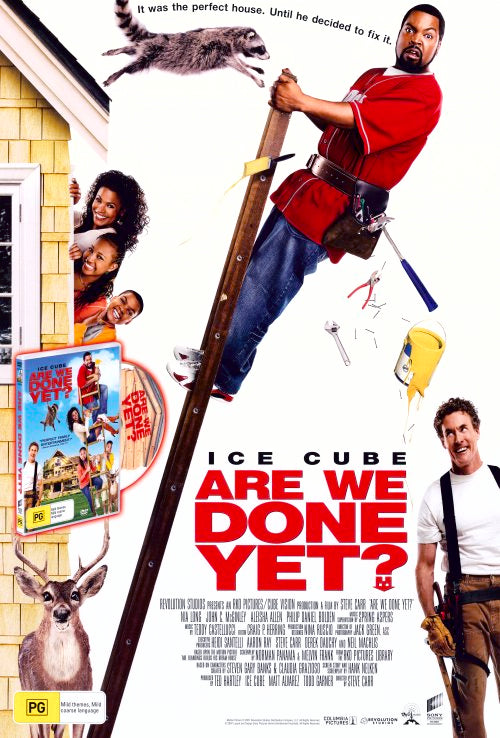 Are We Done Yet? Movie Poster Print featuring vibrant artwork