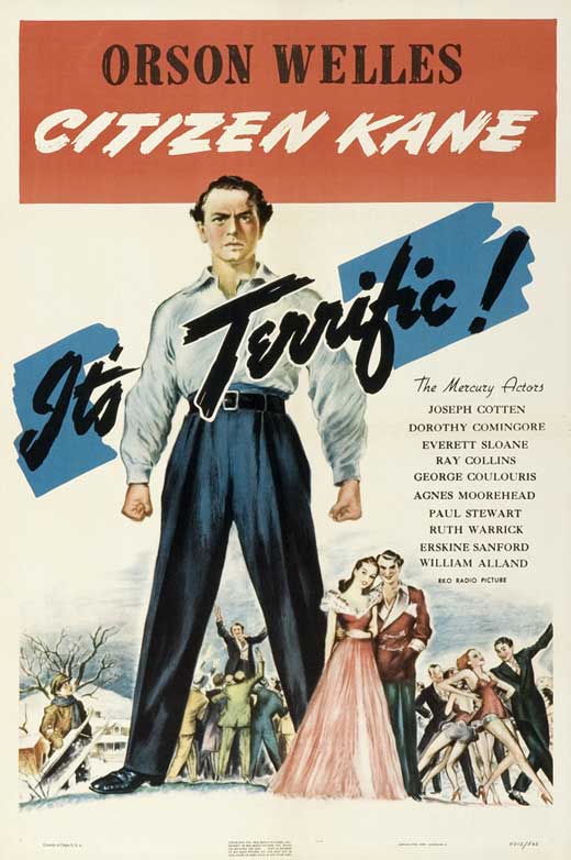 Citizen Kane Movie Poster Print showcasing classic film art.