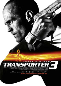 Transporter 3 Movie Poster Print featuring action-packed visuals.