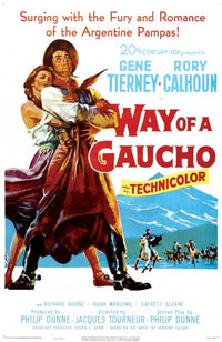 Way of a Gaucho Movie Poster Print showcasing classic film artwork.