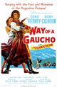 Way of a Gaucho Movie Poster Print showcasing classic film artwork.