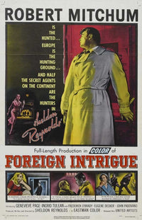 Foreign Intrigue Movie Poster Print showcasing mystery and suspense.