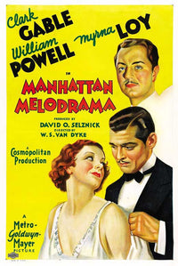 Manhattan Melodrama Movie Poster Print - 11x17