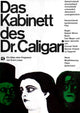The Cabinet of Dr. Caligari Movie Poster Print showcasing iconic cinematic art.