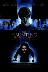 Haunting of Molly Hartley movie poster featuring chilling imagery.