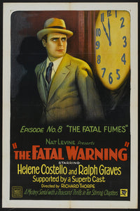 The Fatal Warning Movie Poster Print showcasing cinematic suspense.