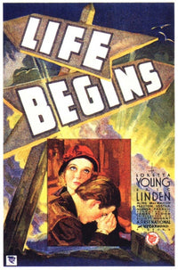 Life Begins Movie Poster Print showcasing hope and new beginnings.