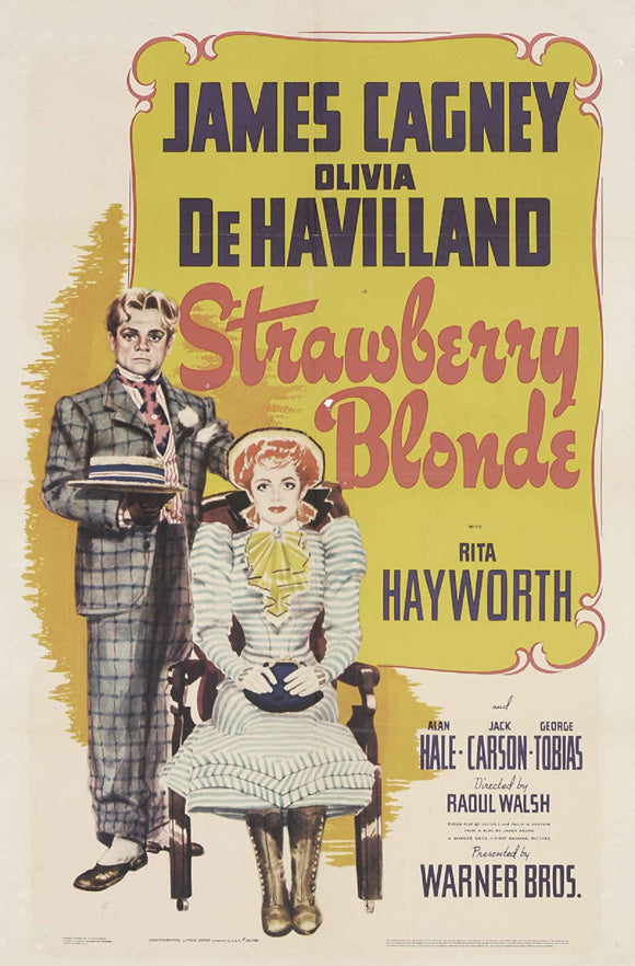 Strawberry Blonde Movie Poster Print showcasing classic cinema art.