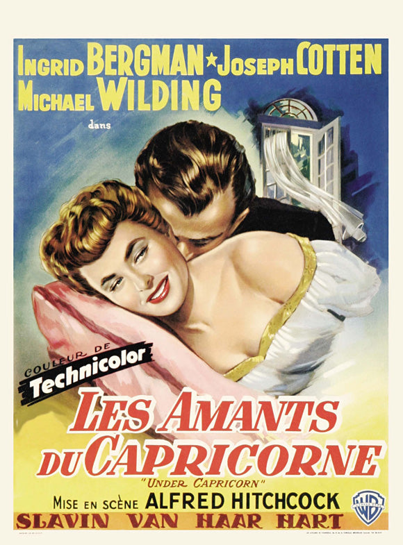 Under Capricorn Movie Poster Print showcasing classic cinema art.