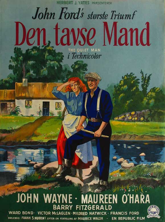 The Quiet Man Movie Poster Print showcasing classic film artwork.