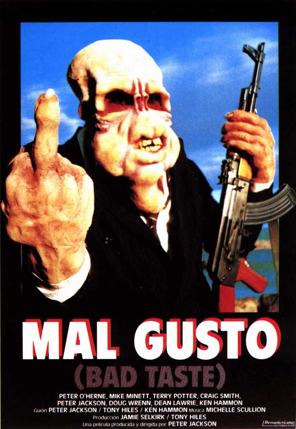 Bad Taste Movie Poster Print showcasing vibrant artwork.