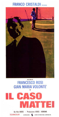 The Mattei Affair Movie Poster Print showcasing vibrant colors and design.