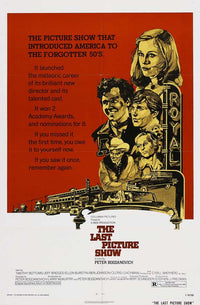 The Last Picture Show Movie Poster Print featuring iconic film imagery.