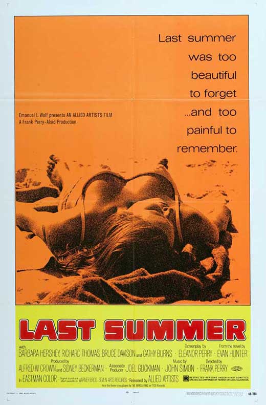 Last Summer Movie Poster Print - 27 x 40 inches, vibrant and colorful design.