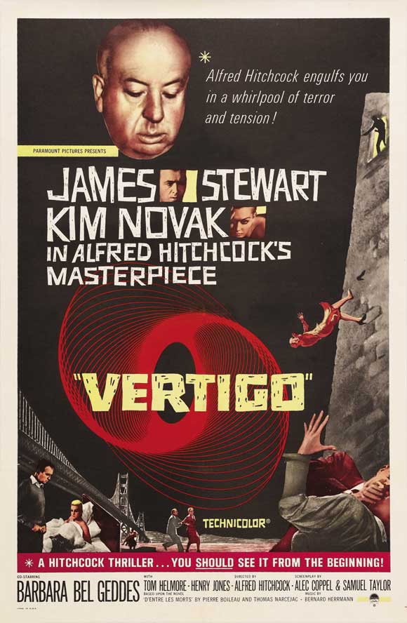 Vertigo Movie Poster Print showcasing iconic film imagery