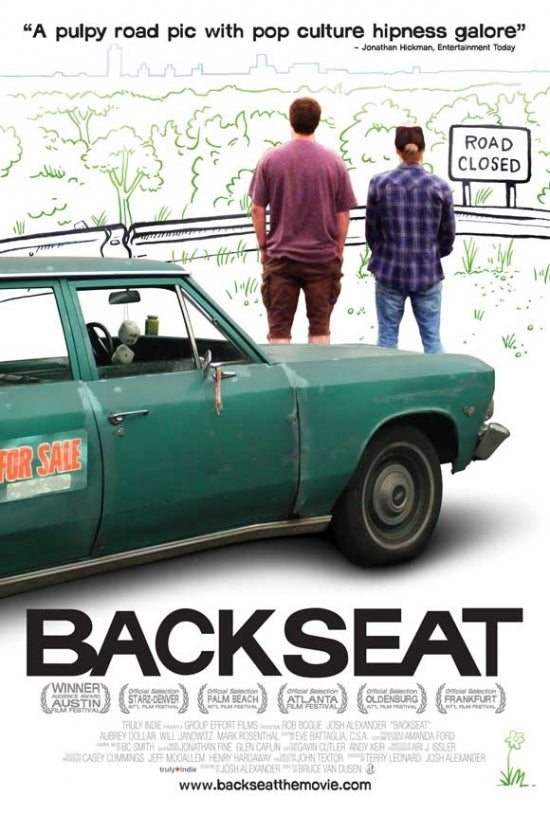 Backseat Movie Poster Print showcasing cinematic art