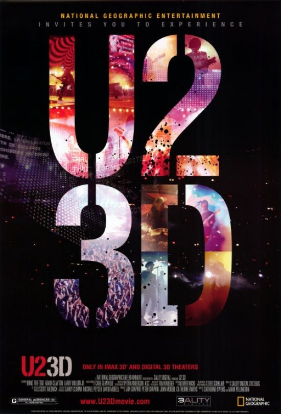 U2 Movie Poster Print featuring the iconic band