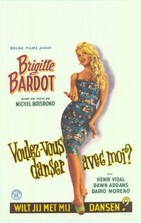 Come Dance With Me Movie Poster Print showcasing vibrant dance scene.