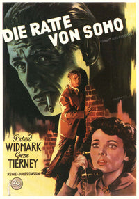 Night and the City Movie Poster Print showcasing classic film aesthetics.