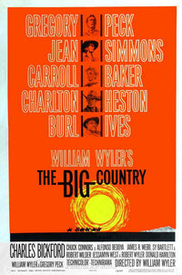The Big Country Movie Poster Print showcasing classic Western film art.