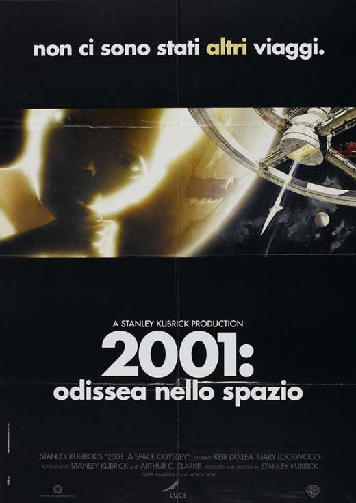 2001: A Space Odyssey Movie Poster Print featuring iconic imagery from the film.