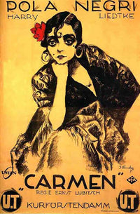 Carmen Movie Poster Print showcasing vibrant cinema artwork