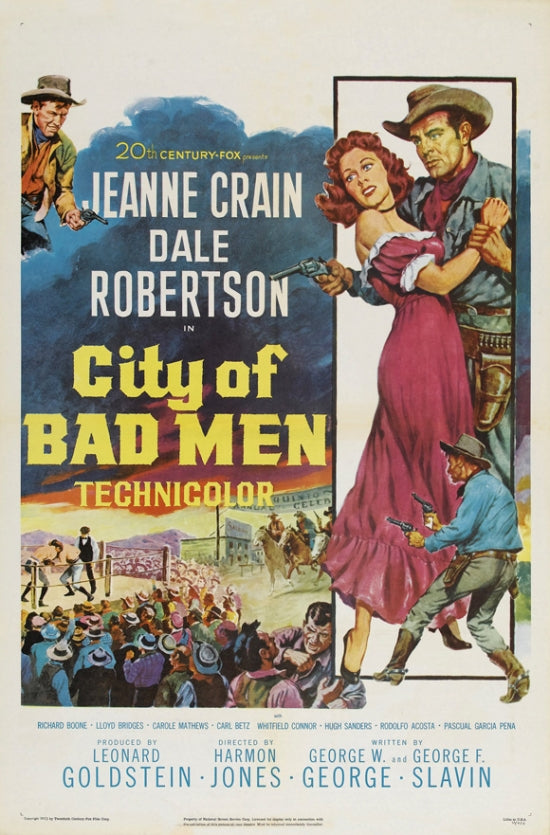 City of Bad Men Movie Poster Print - Classic Film Art