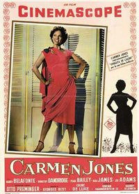 Carmen Jones Movie Poster Print showcasing classic film artwork.